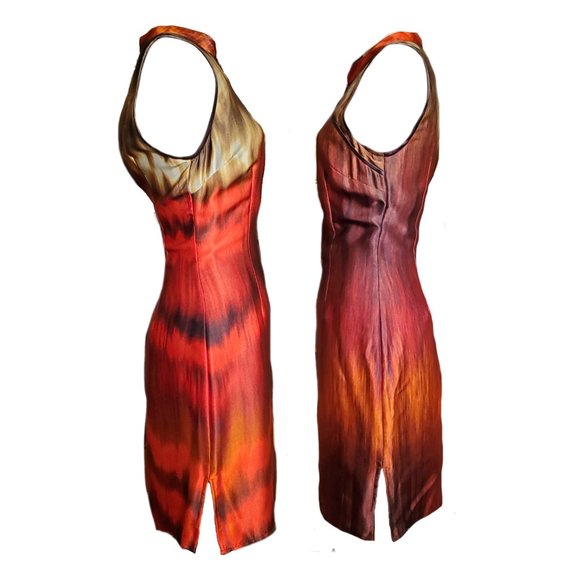 Rain Soaked Street Cheongsam/Qipao Style Dress - Picture 4 of 14